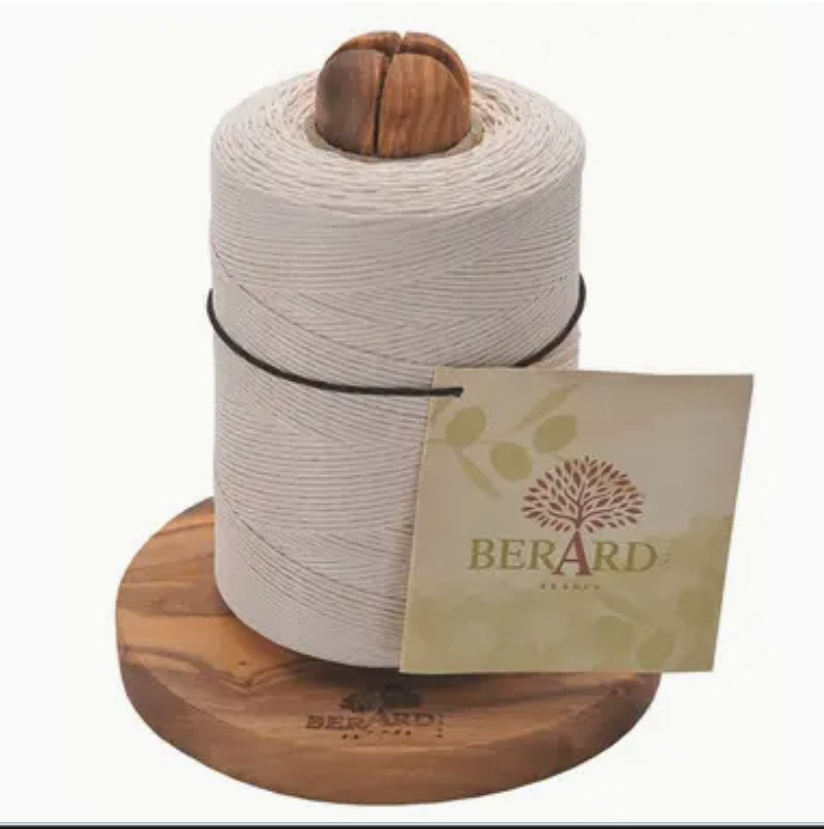 Berard Olive Wood Twine Holder with Twine