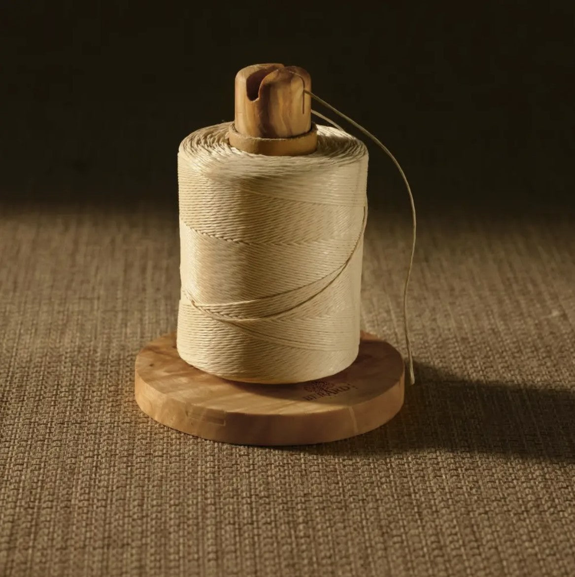 Berard Olive Wood Twine Holder with Twine
