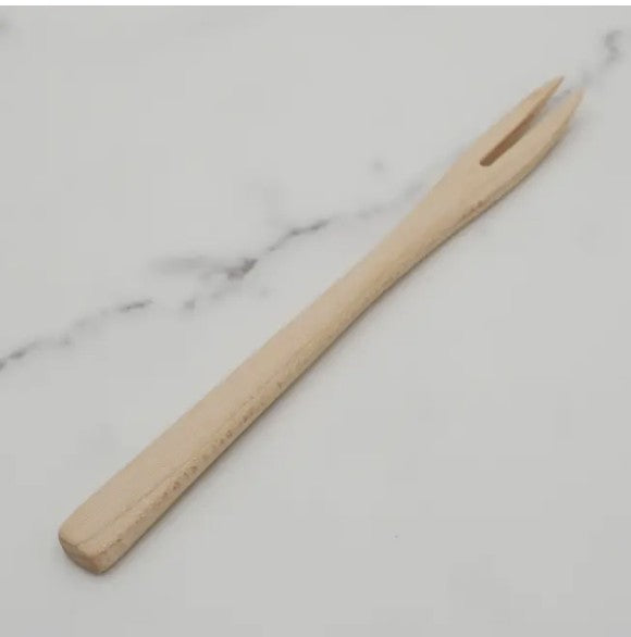 6" Maple Wood Olive & Fruit Pick - Kitchen Tool